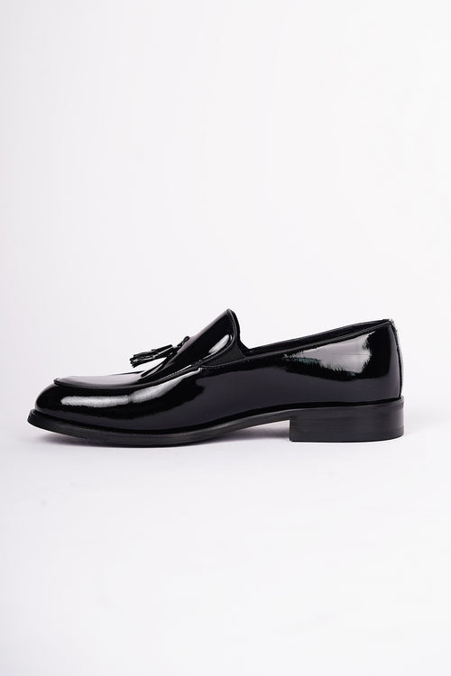 Guild 6205 Schwarze Lacklederschuhe aus 100 % Leder