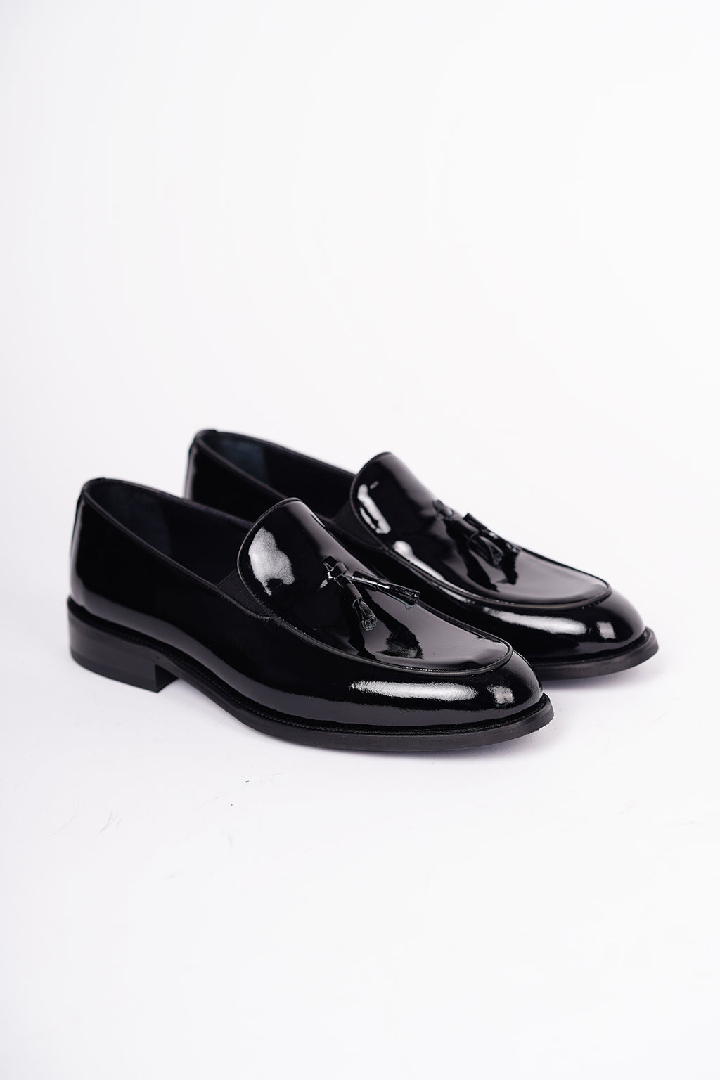 Guild 6205 Schwarze Lacklederschuhe aus 100 % Leder