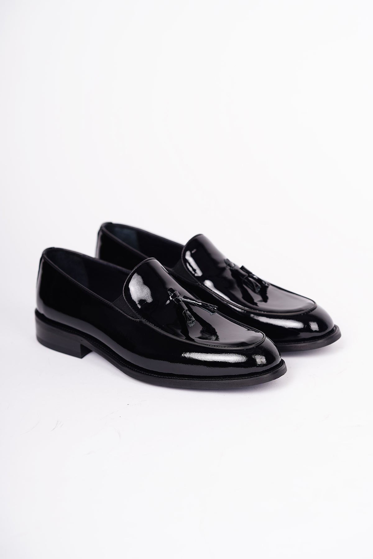 Guild 6205 Schwarze Lacklederschuhe aus 100 % Leder