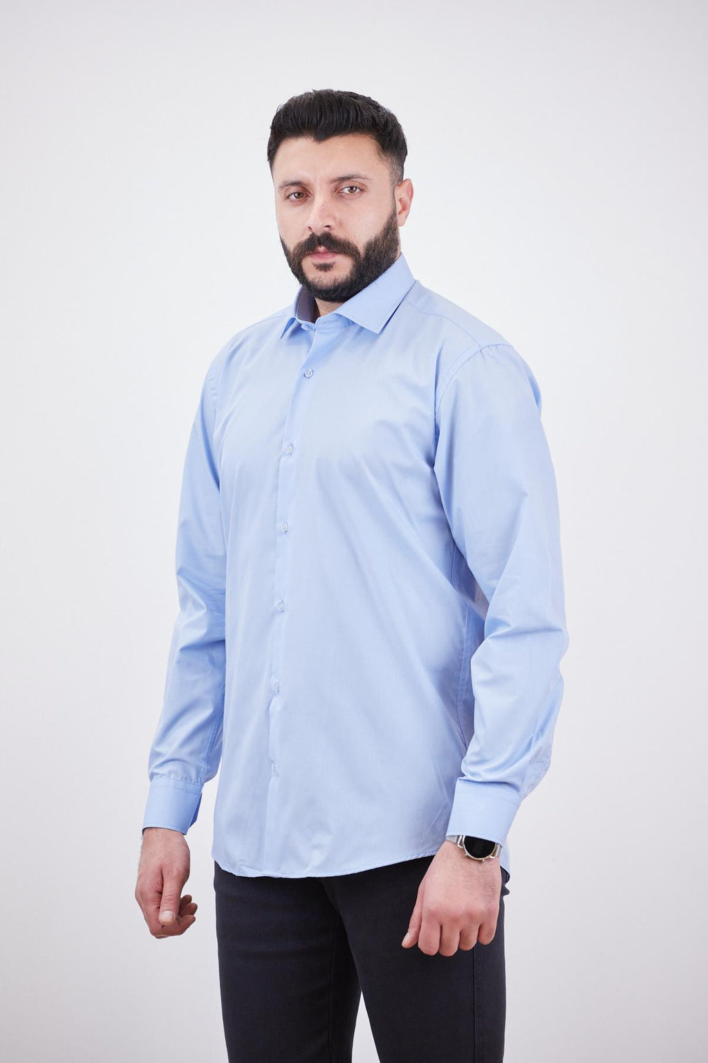 Guild 7011 Regular Fit Hemd Blau