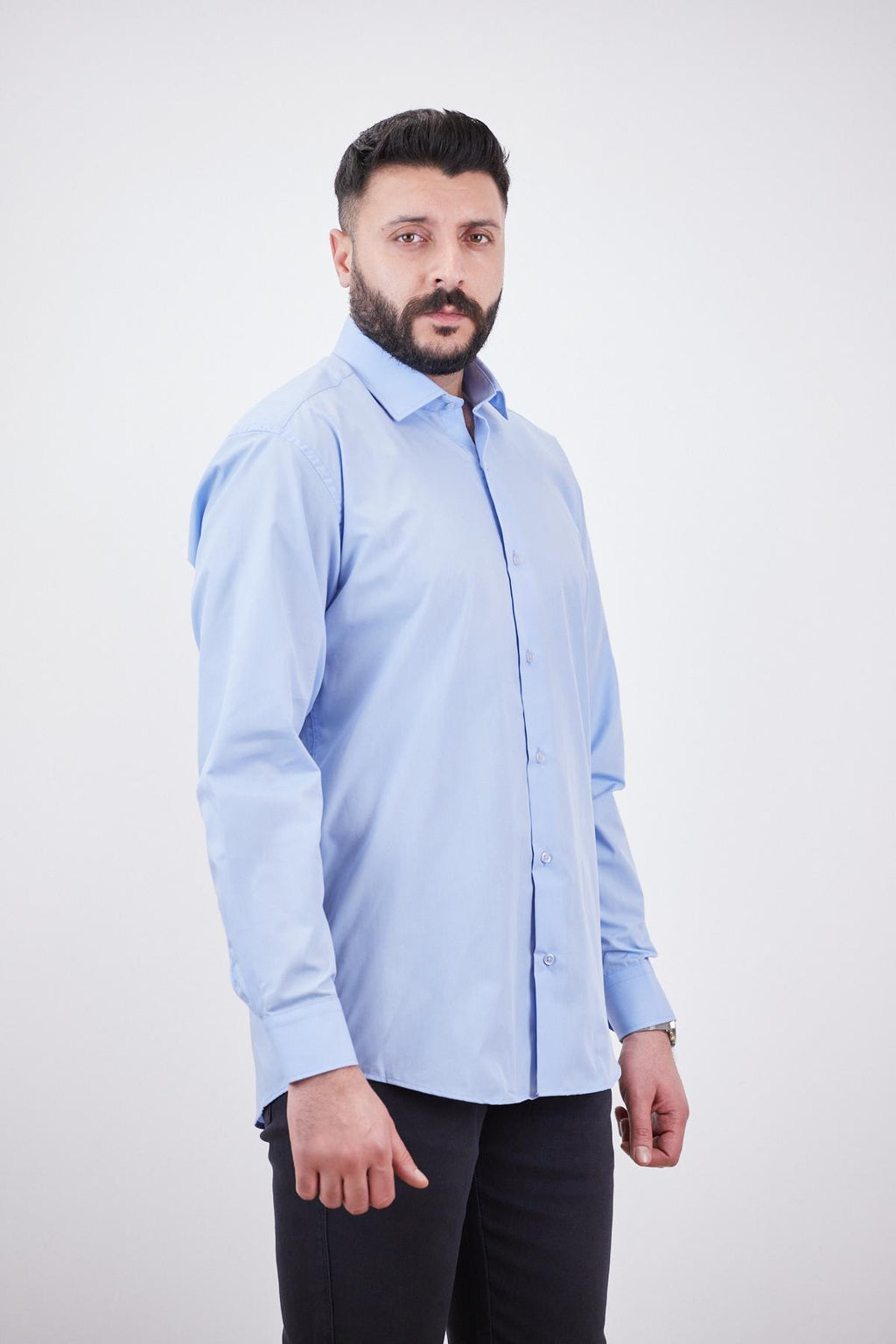 Guild 7011 Regular Fit Hemd Blau