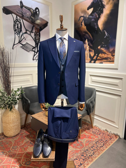 Guild Lagos Navy Blue Suit