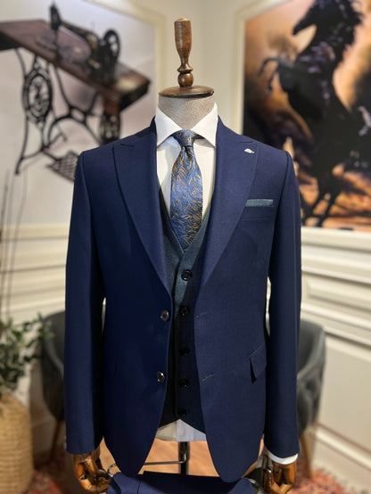 Guild Lagos Navy Blue Suit