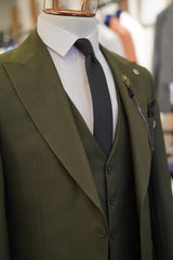 Grüner Slim-Fit-Anzug von Guild Maribor
