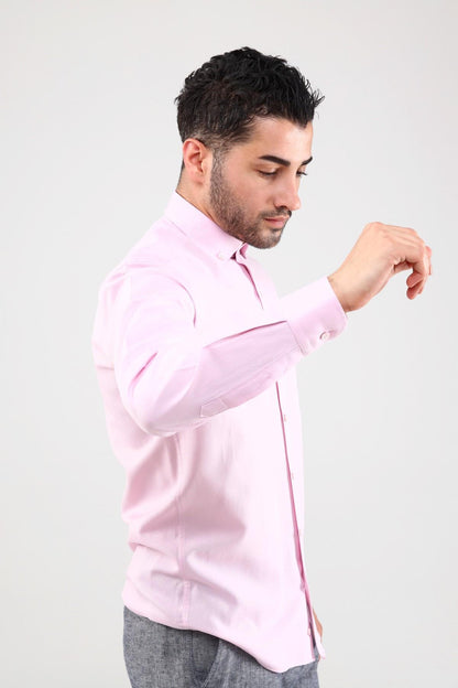 Guild Oxford 7001 Slim Fit rosa Hemd