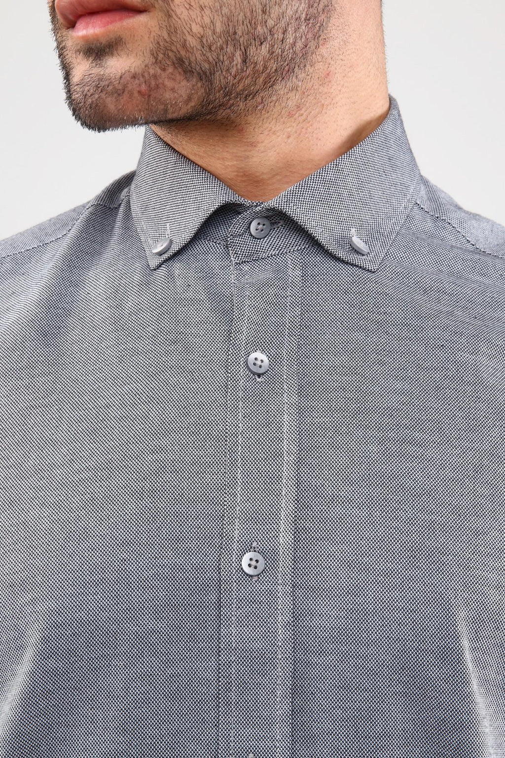 Guild Oxford 7001 Slim Fit Graues Hemd