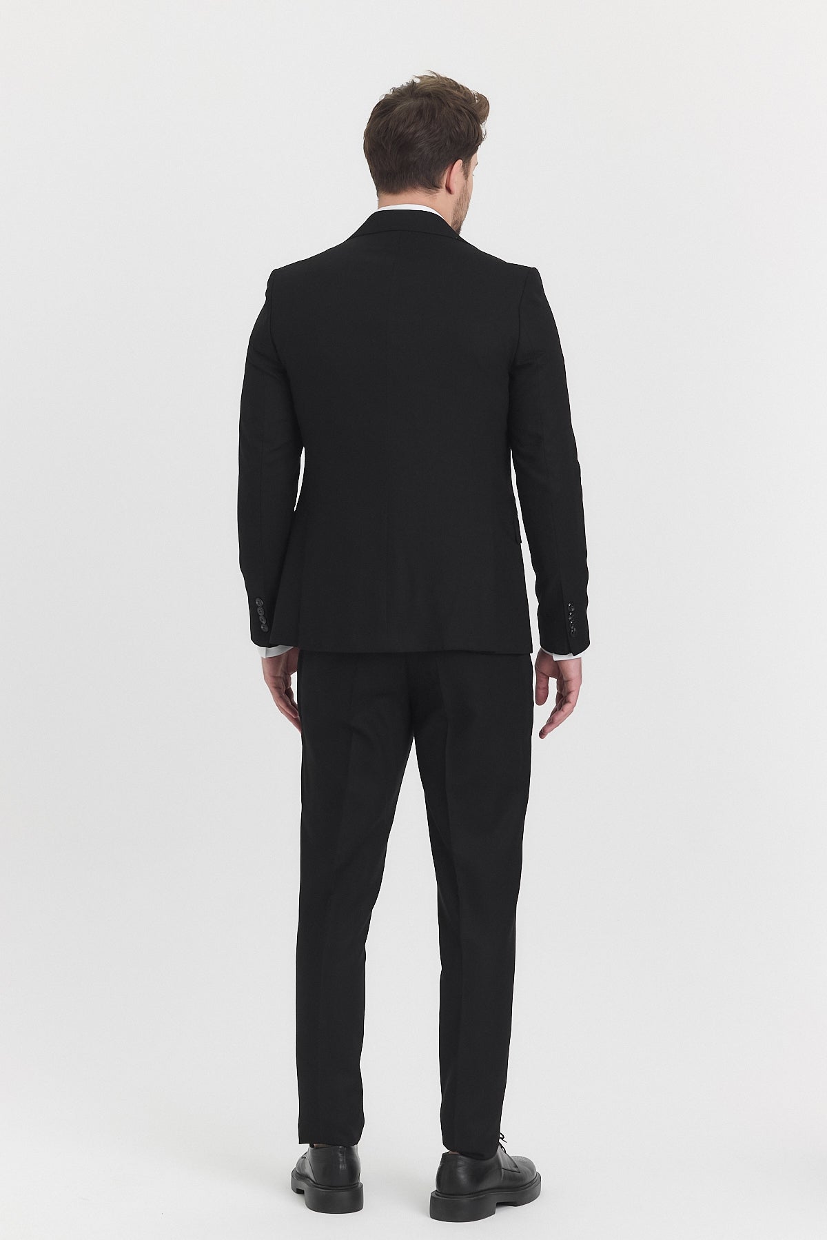 Guild Risan Slim Fit Schwarzer Anzug