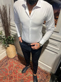 Guild Slim Fit Oxford Hemd Weiße 